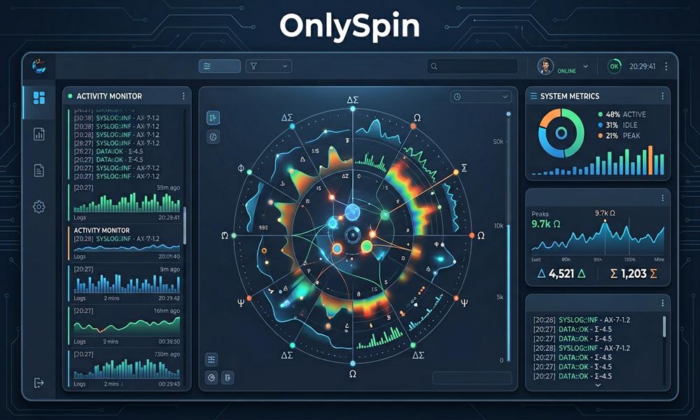 OnlySpin Platform Detaylı Görünüm